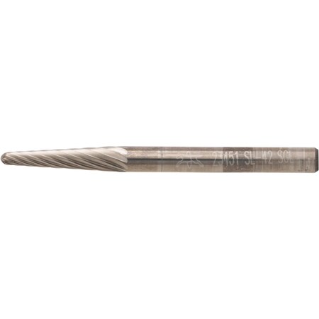 Pferd Carbide Bur, SCTI Sl-42, 1/8", Single Cut 23451